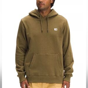 The North Face Men’s Heritage Patch Pullover Hoodie- Olive Green
